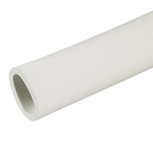 Foam Grip Tubing Handle Grips 28mm ID 38mm OD 3.3ft White for Tools Handle