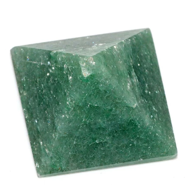 Green Aventurine Crystal Sphere Orgone Pyramid 25x25mm GW