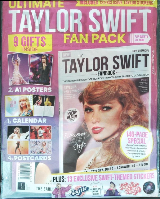 TAYLOR SWIFT OFFICIAL Fan Pack Magazine Book + 2024 Calendar + more