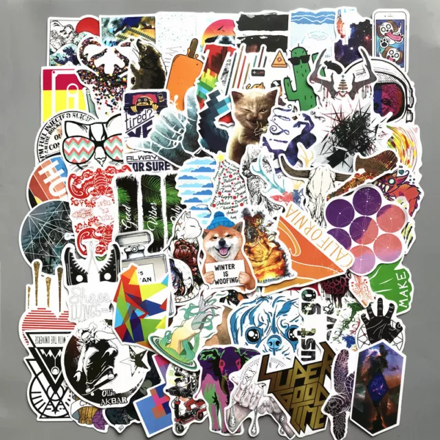 100 sticker bomb decal stakeboard Penny Skateboard Sticker Bomb Pack