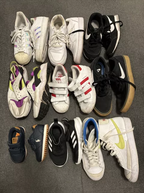 JOBLOT 9 PAIRS  Trainers  adidas Nike  Etc Size 4.5K  - 6 Uk  Ideal Reseller#3
