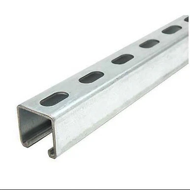 1.375" x 1.625", 24 inches, 12 ga., Galvanized Steel, Half Slotted Strut Channel
