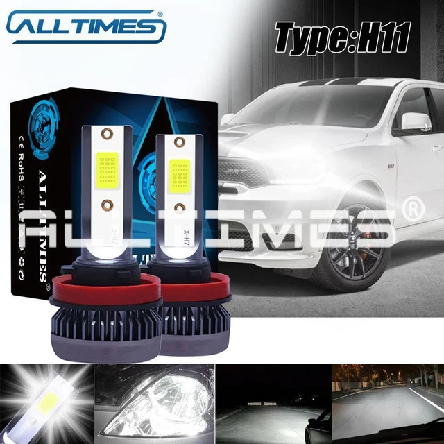 Kit De Luces LED Blancas 6000K H8/H11 Para ACURA TL 2008-2014 | Luces Antiniebla Y Diurnas