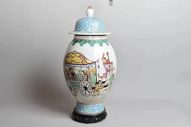 Vase En Porcelaine Chinoise Antique XIXe Siècle - Ancien, Décoration Asiatique