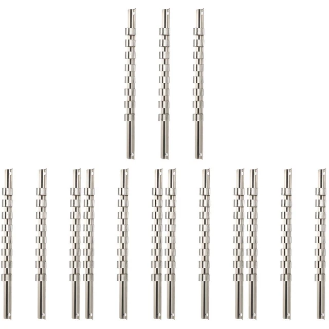 5 Sets Inserting Socket Rack Pole Metal Holder Organizer Socket