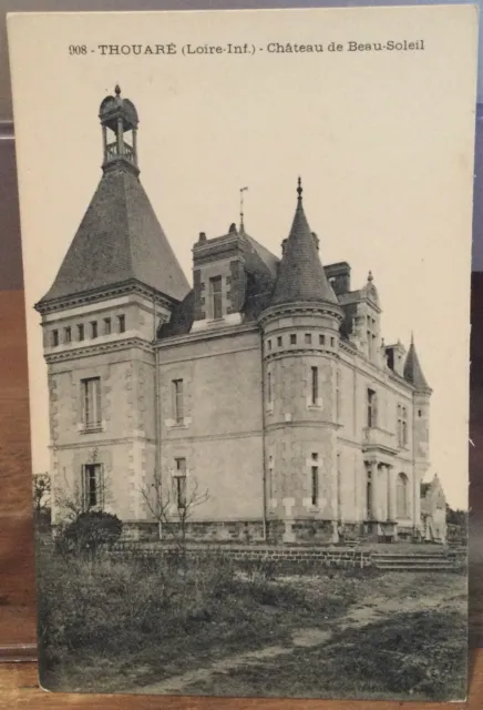French Postcard Chateau de Beau-Soleil THOUARÉ sur Loire Atlantique FRANCE