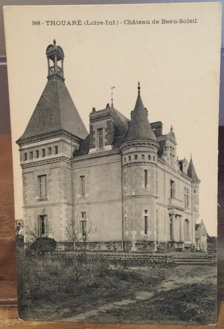 French Postcard Chateau de Beau-Soleil THOUARÉ sur Loire Atlantique FRANCE