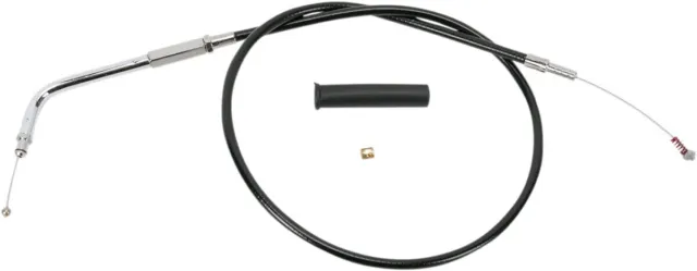 Drag Specialties Black Vinyl Throttle/Idle Cable Black 39.5" FLD 1690 2012-2013