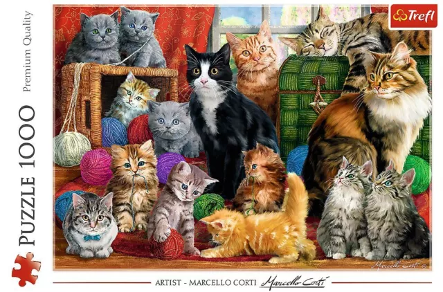 Trefl - Puzzle - Katzen, 1000 Teile