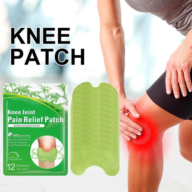 Parche herbal para alivio del dolor de 12 piezas para rodilla/columna cervical marca dolor articulación V7A7