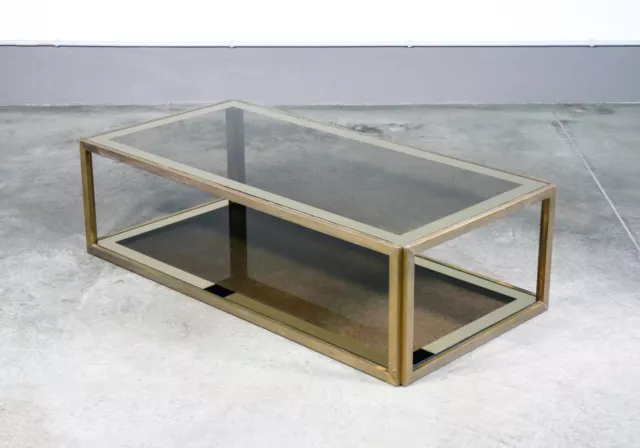 ⚜️ Tavolino Basso Da Caffe Design Coffee Table Salotto Dorato Stile Romeo Rega
