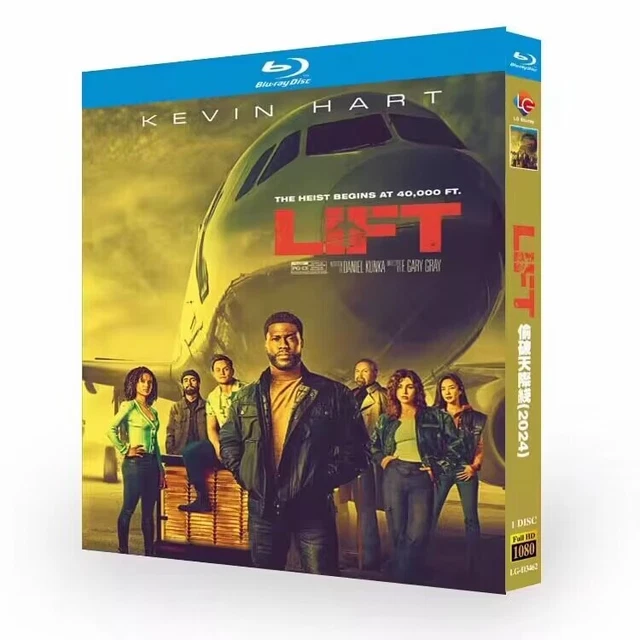 LIFT (2024) ENGLISH Movie+Sliding sleeve Bluray 1 Disc All Region 16.