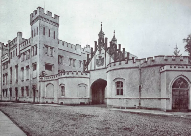 Schloß Wartenberg, Kreis Groß- Wartenberg/ Syców (Schlesien) 1909