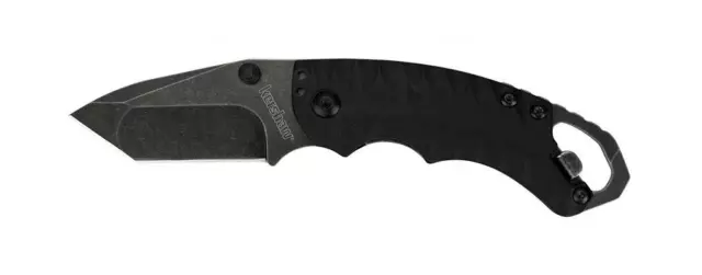 Kershaw Shuffle II Knife Black FRN Handle Blackwash Tanto Plain Edge 8750TBLKBW