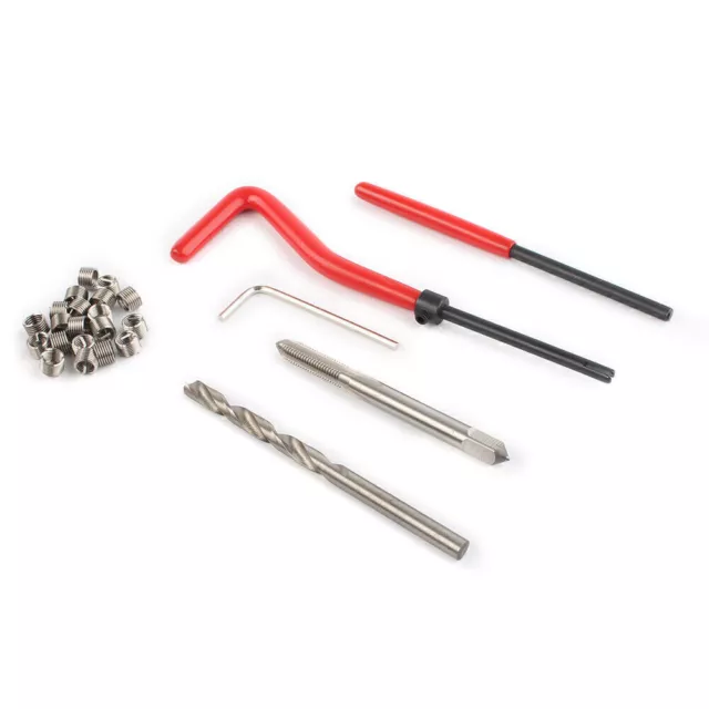 For 25pc M5x0.8 Helicoil Coil Tools Car Auto Metric Thread Repair Insert Kit AU