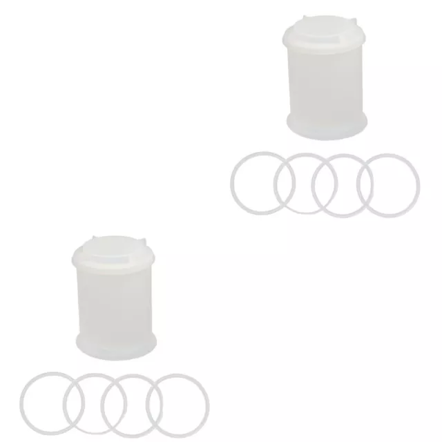 2 Set Weiß Kieselgel Kerzenform Kristallkerzenhalter Duftkerzen