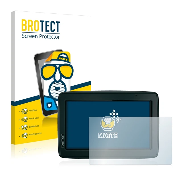 2x Antiriflesso Pellicola Protettiva Opaca per TomTom Start 25 M Central Europe
