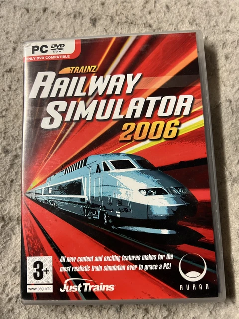 TRAINZ RAILWAY SIMULATOR 2006 with manual PC DVD-ROM Railway Sim pc EUR ...