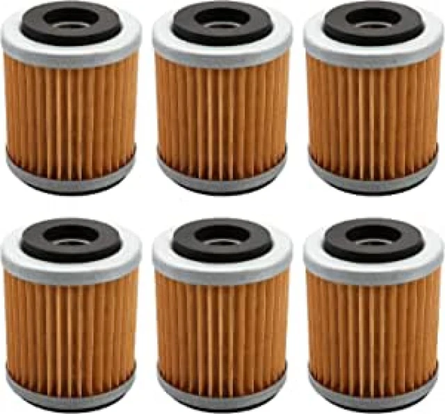 6PACK OIL FILTER Filters for Yamaha Raptor 350 Warrior 350 Wolverine