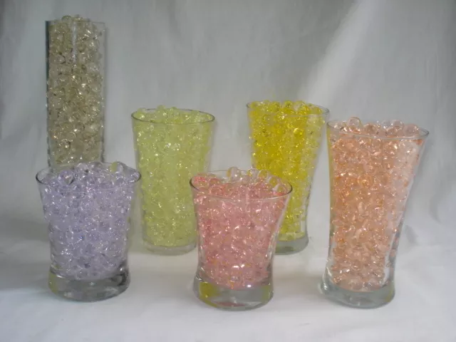 Water Beads Centerpiece Decorations (vase fillers) 112 gram pack makes 3 gallons 3