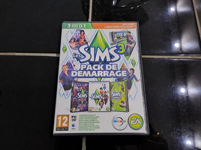 Lot Les Sims 3 : Pack de démarrage, packs d'extension Saisons et