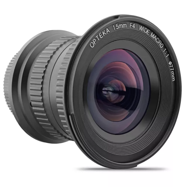Objectif grand angle Opteka 15 mm f/4 LD UNC AL pour reflex numériques Canon EOS