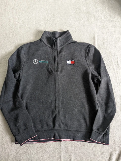 MERCEDES F1 Team Issue Tommy Hilfiger 1 4 Zip Fleece Jacket