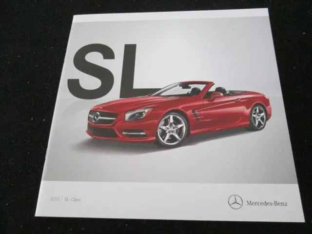 2015 Mercedes Benz SL-class Sales Brochure SL550 400 SL63 SL65 AMG R231 Catalog