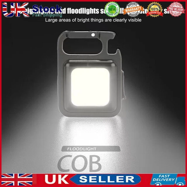 Powerful Emergency Lamps Waterproof Work Light Mini Keychain for Outdoor Camping