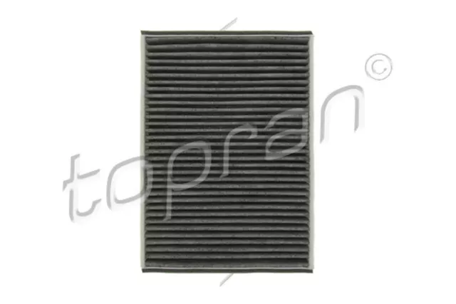 TOPRAN Innenraumfilter 600 088 Filtereinsatz Aktivkohlefilter für VOLVO S80 V70