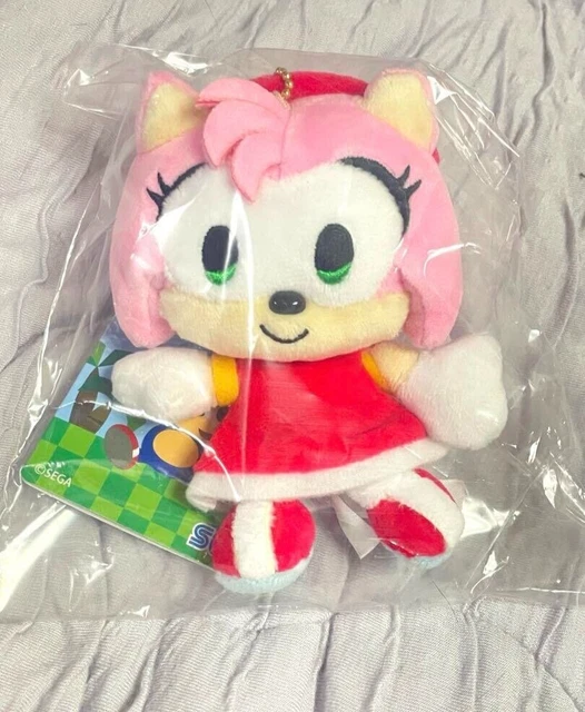 SONIC THE HEDGEHOG Sonic & and Friends Amy Mascot Keychain 16cm NEW ...