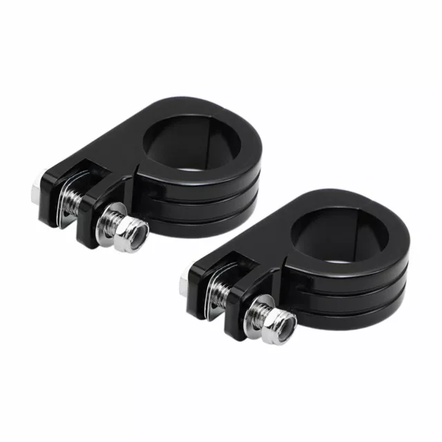 Support Mont de Repose-pieds pour 38mm Garde moteur tube cadre l’autoroute Alu 3