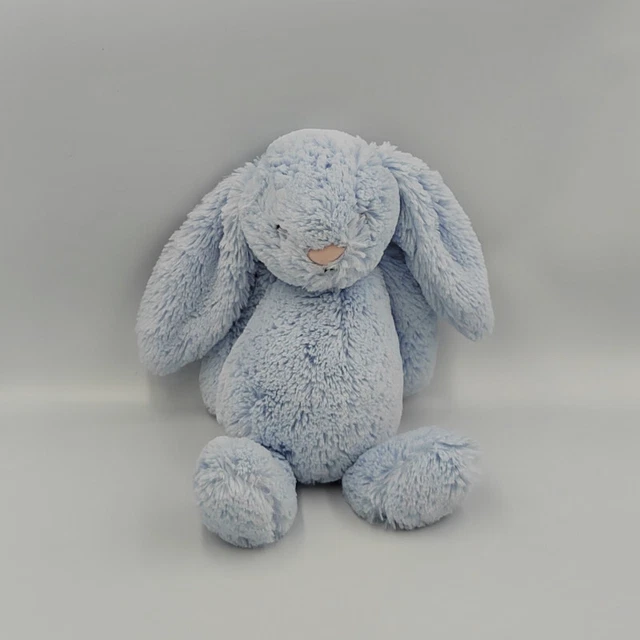 Doudou peluche lapin bleu clair JELLYCAT - 28096