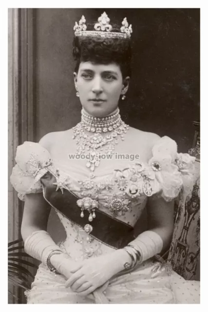 mm578 - Queen Alexandra wife of King Edward VII - print 6x4