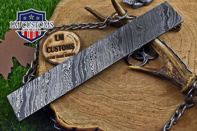Custom Hand Forged Wrought Iron Bar Twist Damascus Wootz EDC Best Selling 2