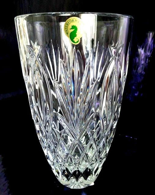 WATERFORD CRYSTAL GRANVILLE Vase Brand New With Box 8.5" High Made In