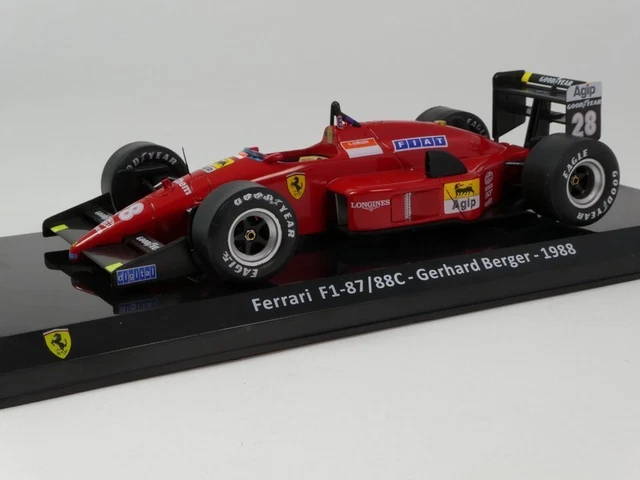 Miniature Tameo Kit 1/43 Ferrari F 187-88C - Berger Brésil 1988 - Construite