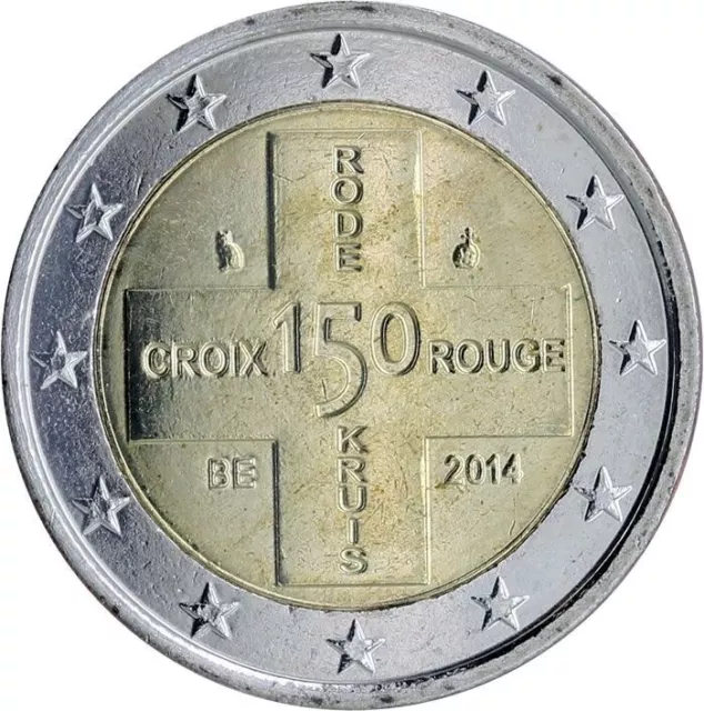 Pièce commémorative neuve de 2 euro ( Belgique 2014 )