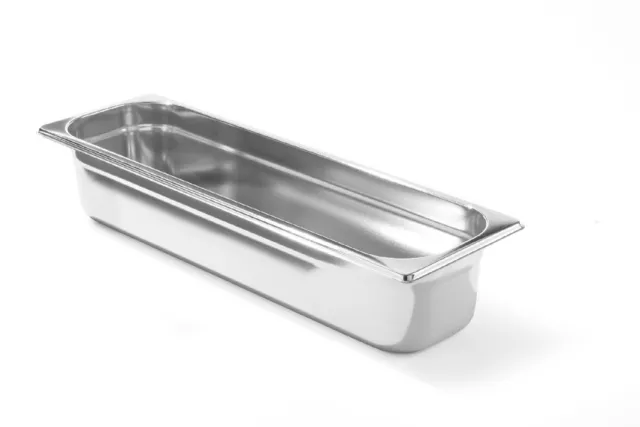 2/4 GASTRONORM 100mm DEEP BAIN MARIE STAINLESS FOOD CONTAINER GN PAN TRAY