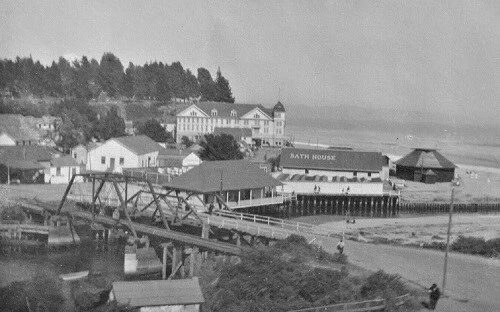 Birds Eye View Capitola California CA Reprint Postcard
