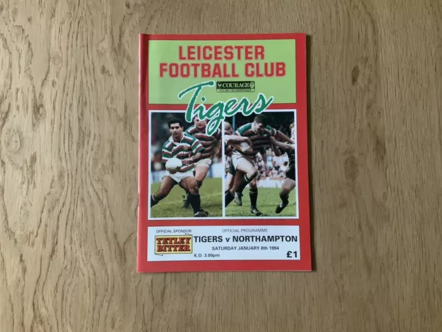 Leicester Tigers RFC v Northampton RFC - 1993/94 Courage Championships Div One