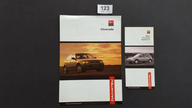 Daihatsu Charade 1993-94 UK Market Launch Foldout Brochure GSXi ETC & PRICE LIST