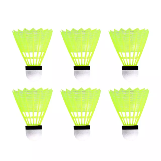 6 PCS Badminton Shuttlecocks Durable Eyeglasses Strap Outdoor