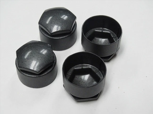LOCKING WHEEL NUT COVERS AUDI A3 A4 A5 A6 Q3 Q5 Q7 A8 BOLT ROUND