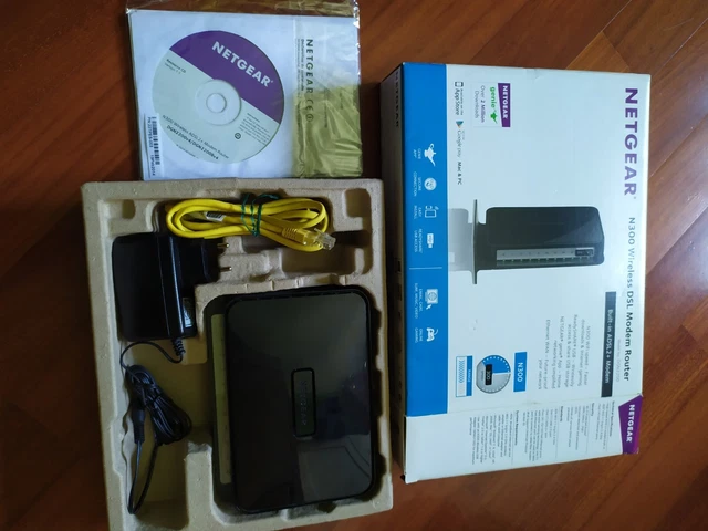 NETGEAR DGN2200 Modem Router Wi-Fi ADSL 802.11n Fino a 300 Mbps