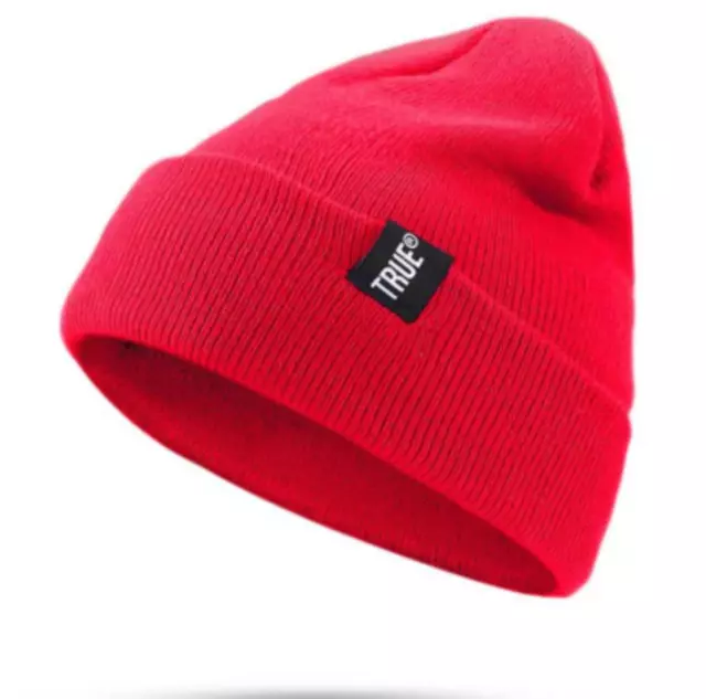 Cappello Rosso Invernale Uomo Donna Ragazzo Morbido Caldo Termico per Inverno