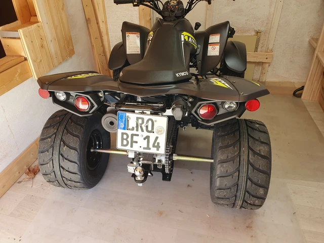 Kymco Maxxer 300 Sm MXU Lof Plaque Réglable Arrière Transporteur Quad Atv