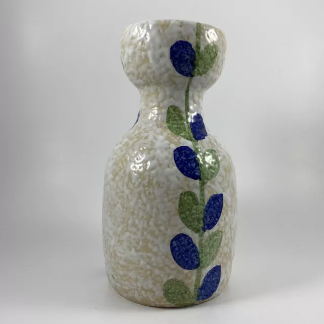 Handmade Pottery Flower Vase Made In Spain Hand Painted