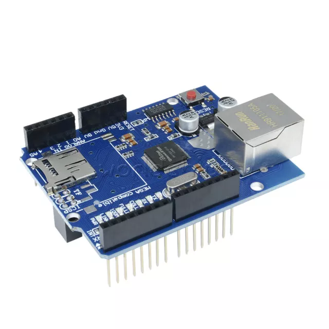ETHERNET SHIELD W5100 For Arduino Main Board 2009 ATMega 328 1280 ...