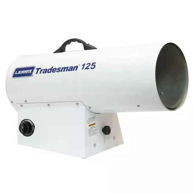 L.B. WHITE Tradesman 125 Portable Gas Torpedo HeatrLP,400 cfm